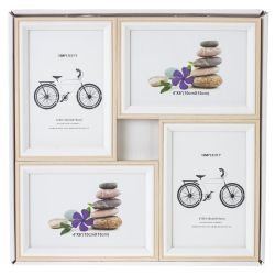 GAEM Фоторамка-панно для 4-х фото, L29 W2 H29 см