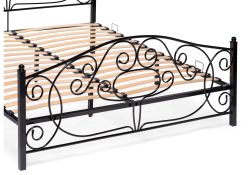 Двуспальная кровать Викси 180х200 черная