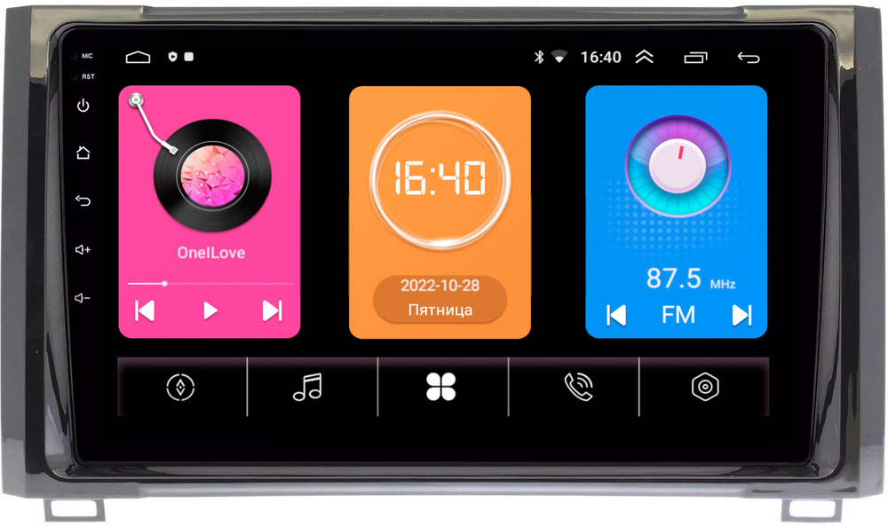 Магнитола для Toyota Tundra 2 2013-2022 - OEM GT9-9233 на Android 10, 2ГБ-16ГБ