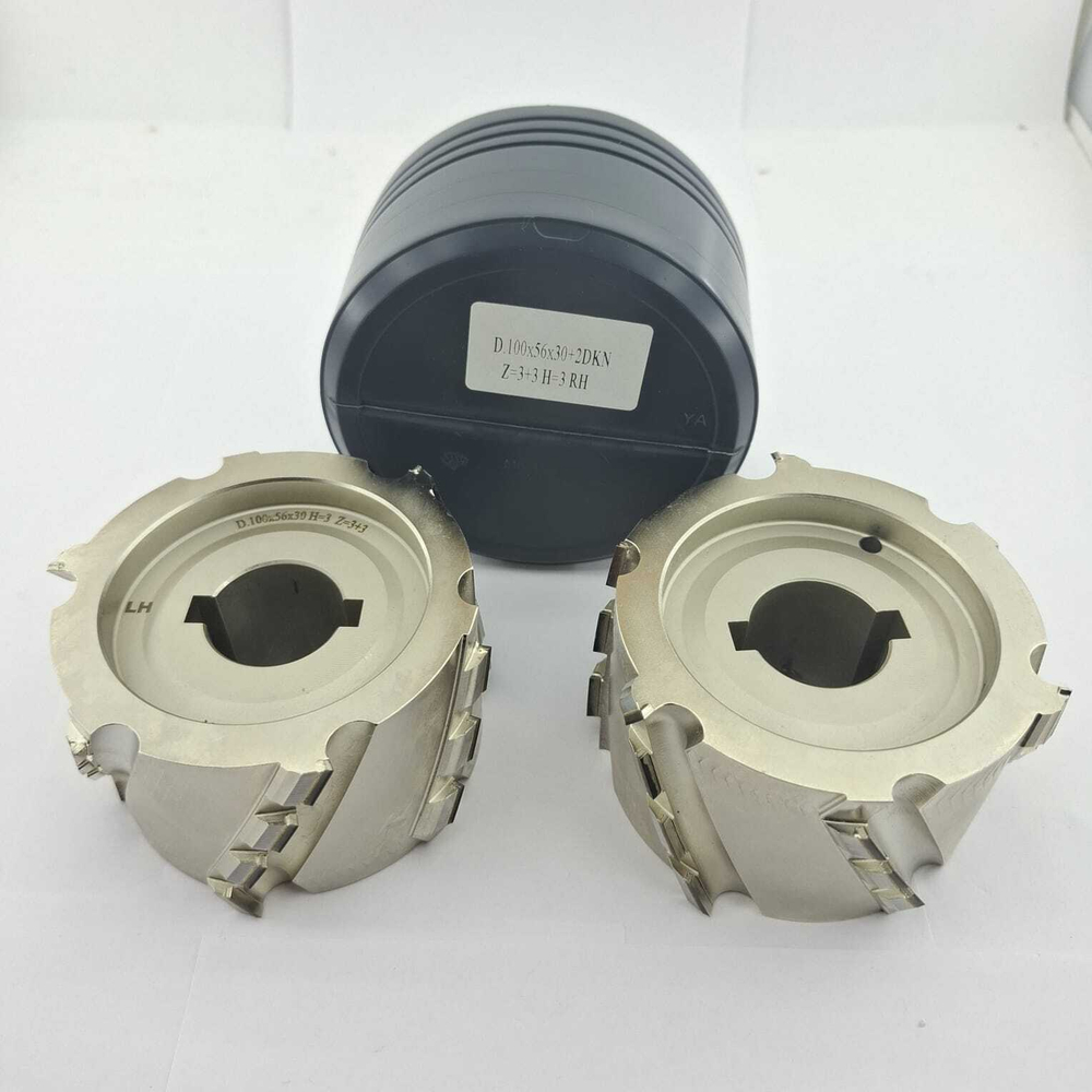 PCD фреза D.100x56x30+DKN Z=3+3 H=3 LH + RH для Brandt, SCM, IMA, Holzher
