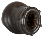 Насадка на пенис You2Toys Rebel Smoke с рёбрышками и кольцом, 18 см