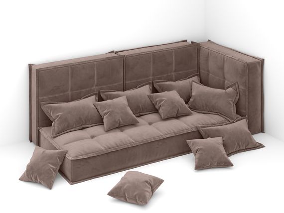 Диван кровать 1Б3М Negga Velutto 23