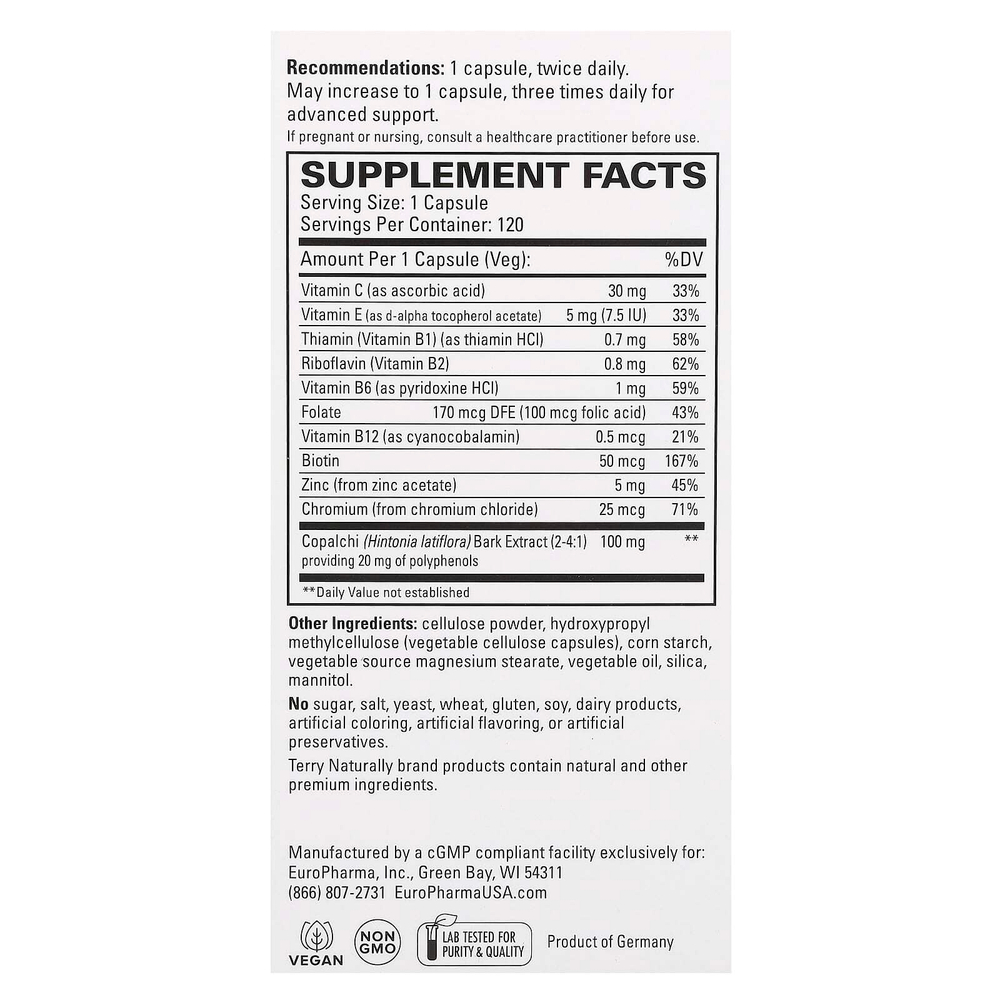 Terry Naturally, Sucontral D, 120 капсул