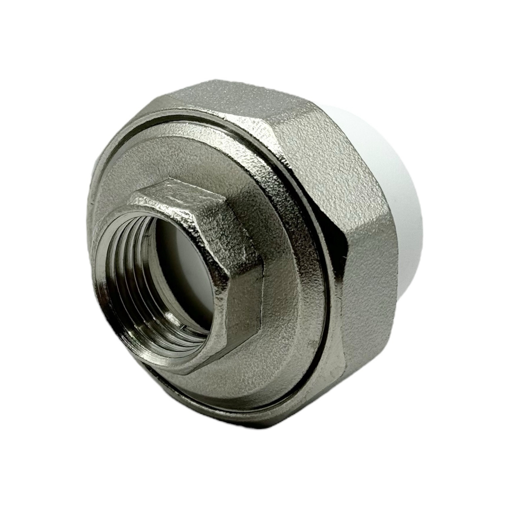 Муфта комбинированная разъемная (Американка) TEBO 25x1/2" внутренняя резьба под O-Ring кольцо