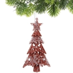 Подвеска «Сказочная ель» 14 см, Янтарь