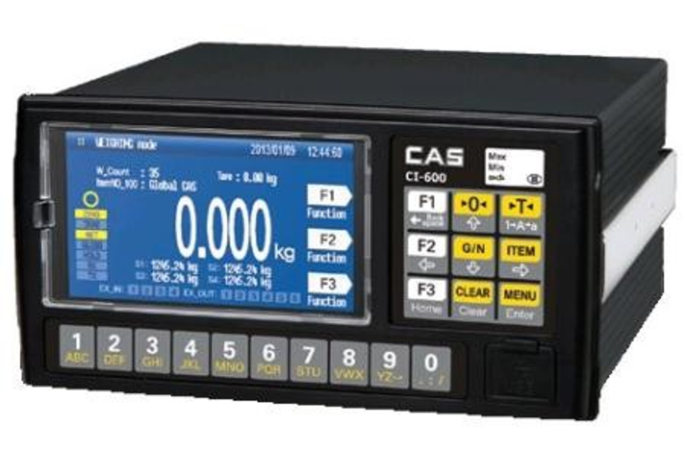 Платформенные весы - аксессуары и опции терминалы  - CAS CI-600D