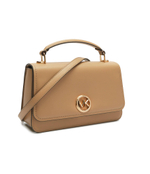 Кожаная сумка-трапеция Michael Kors - бежевый(30T4GD8S6L)