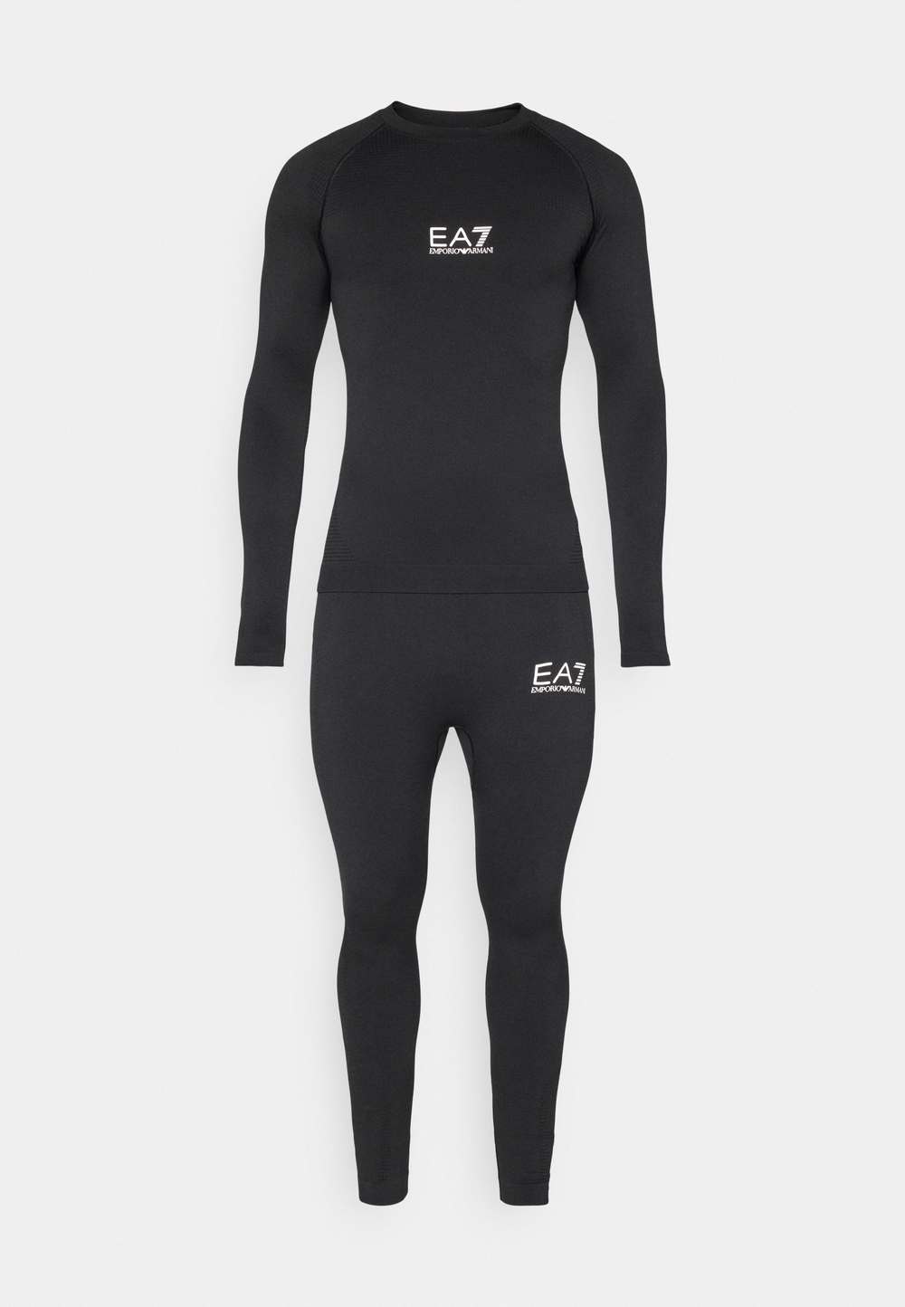 EA7 Emporio Armani SKI SEAMLESS KIT SET UNISEX - футболки - Чёрный