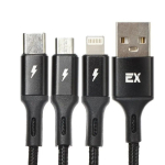 Кабель USB 3in1 Micro/Lightning/Type-C Exployd EX-K-1417