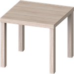 Стол журнальный Энкель 50x50x45, дуб белёный
