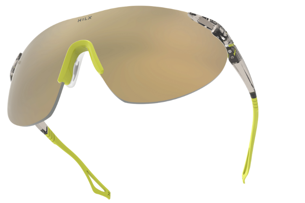 Спортивные очки HILX Domain Shiny Crystal Khaki / Gold Lens