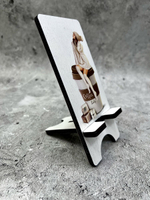 Подставка для телефона деревянная