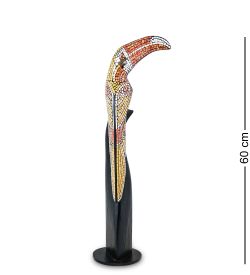 Decor and Gift 23-006-04 Статуэтка «Тукан» дерево+стекл.мозаика 60 см