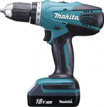 Аккумуляторная дрель-шуруповерт MAKITA DF 457 DWLE DF457DWLE