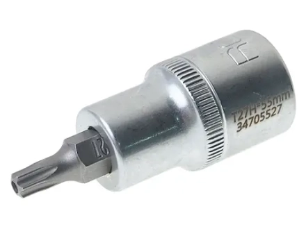 Головка-бита TORX T27 с отверстием 1/2" (L-55мм) ROCKFORCE RF-34705527