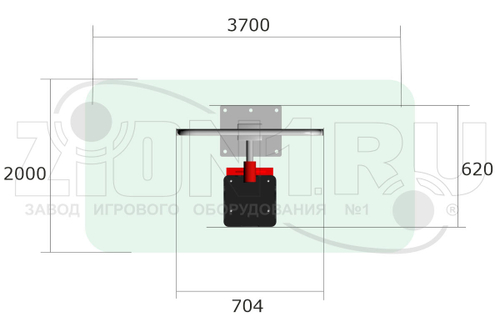Тренажер уличный «Маятник»