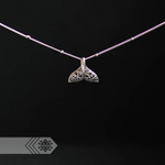 Подвеска ПЛАВНИК АЖУРНЫЙ с цепочкой, серебро