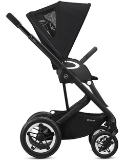 Коляска Cybex Talos S Lux BLK complete 2 в 1 Moon Black с дождевиками
