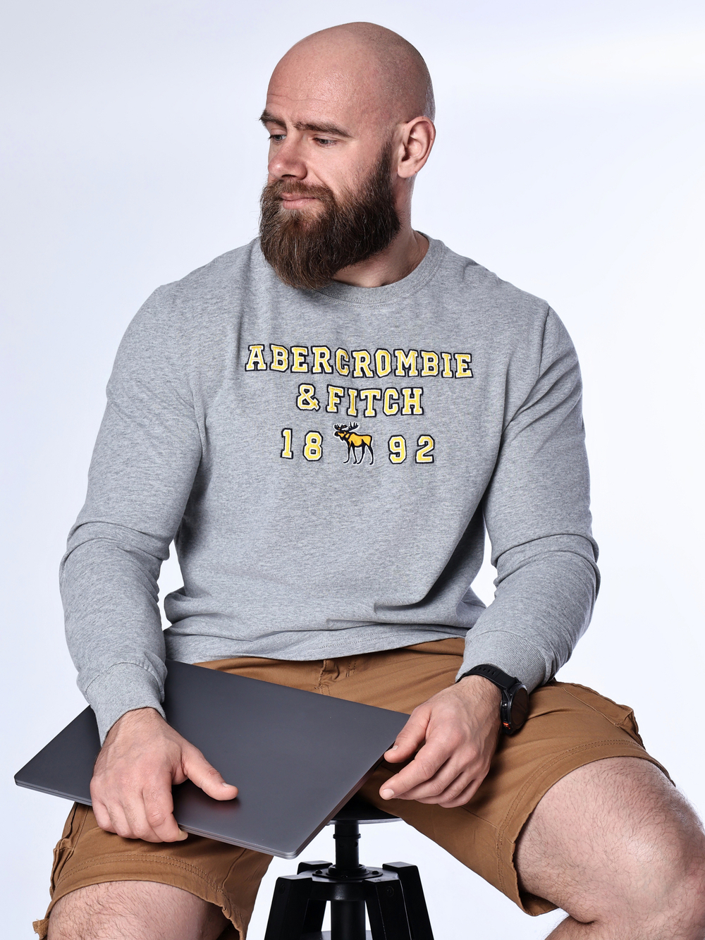 Лонгслив Abercrombie & Fitch ABL39