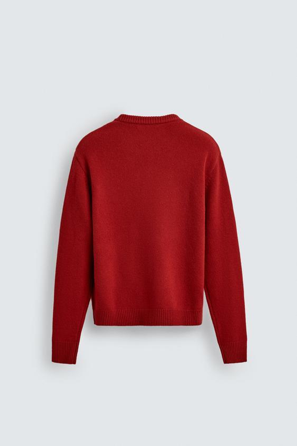 ZARA HARRY LAMBERT X DISNEY ШЕРСТЯНОЙ ДЖЕМПЕР С ПРИНТОМ, КРАСНЫЙ