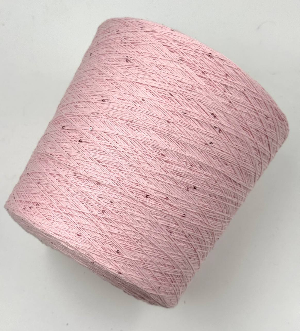 Кариаджи сток для куч. Шелк 100% + микропай 800 м в 100 г нежно-розовый