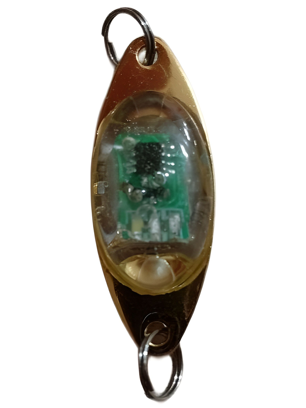 Электронная приманка, блесна светодиодная, моргающая блесна, мигалка на форель,трёх цветная, 10 гр.