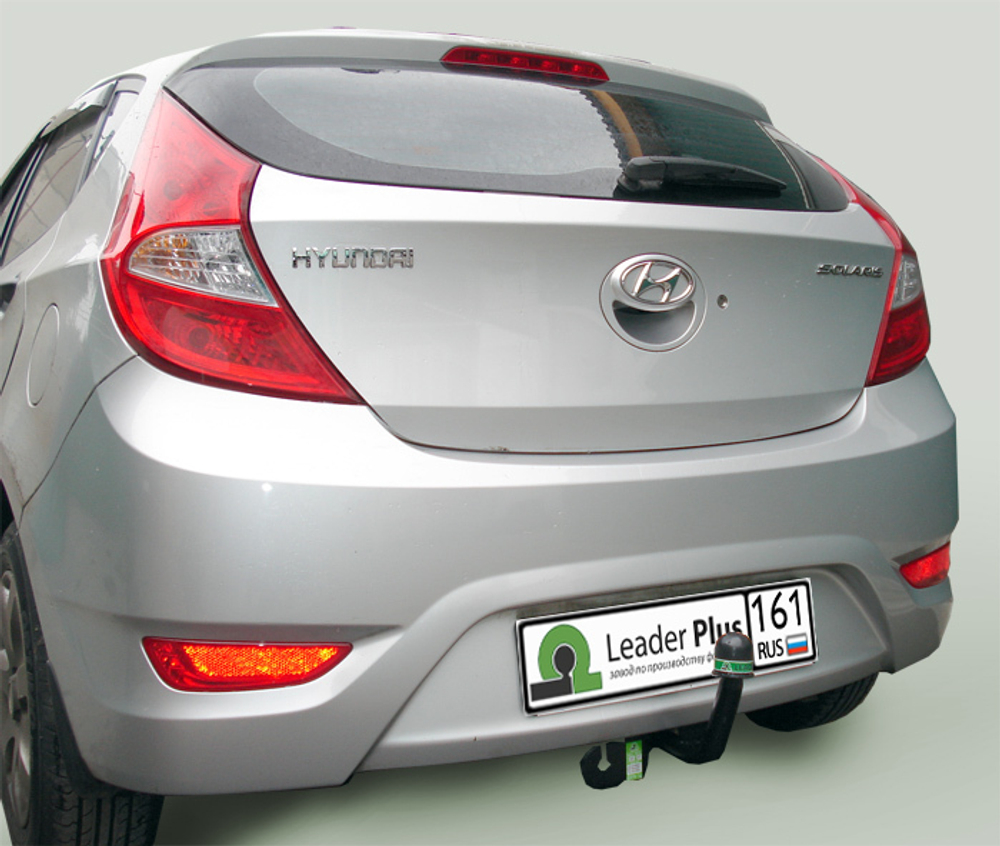 Фаркоп(прицепное) Лидер-Плюс для HYUNDAI SOLARIS / KIA RIO (седан, хетчбек) (2010-2017)(паспорт и сертификат в комплекте)(без электрики)H219-A