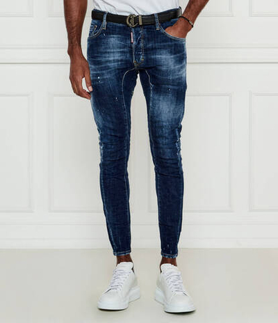 Джинсы Tidy Biker Dsquared2 - темно-синий(S74LB1653 S30664)