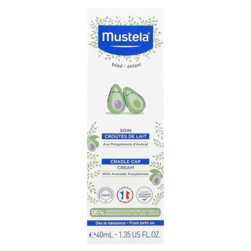 Mustela, Крем Cradle Cap, 1,35 жидкой унции (40 мл)