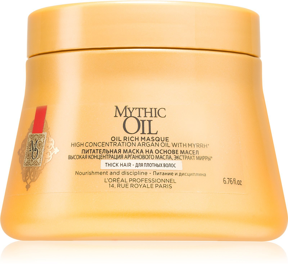 L’Oreal Professionnel Mythic Oil - питательная маска для густых и непослушных волос /  bez parabenów 200  ml  / GTIN 3474636391097