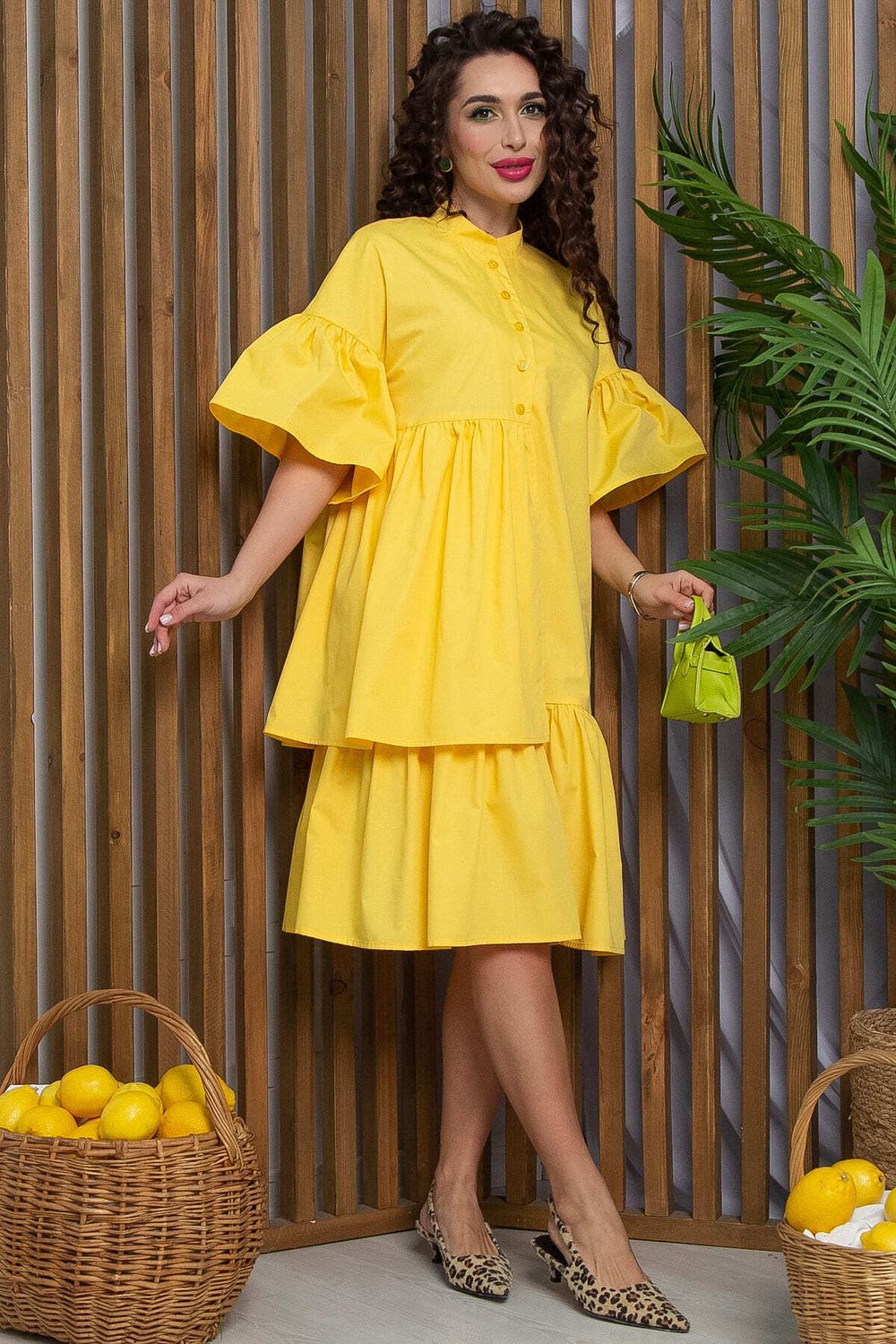 Платье Урания (желтое) П13342-36М LT Collection