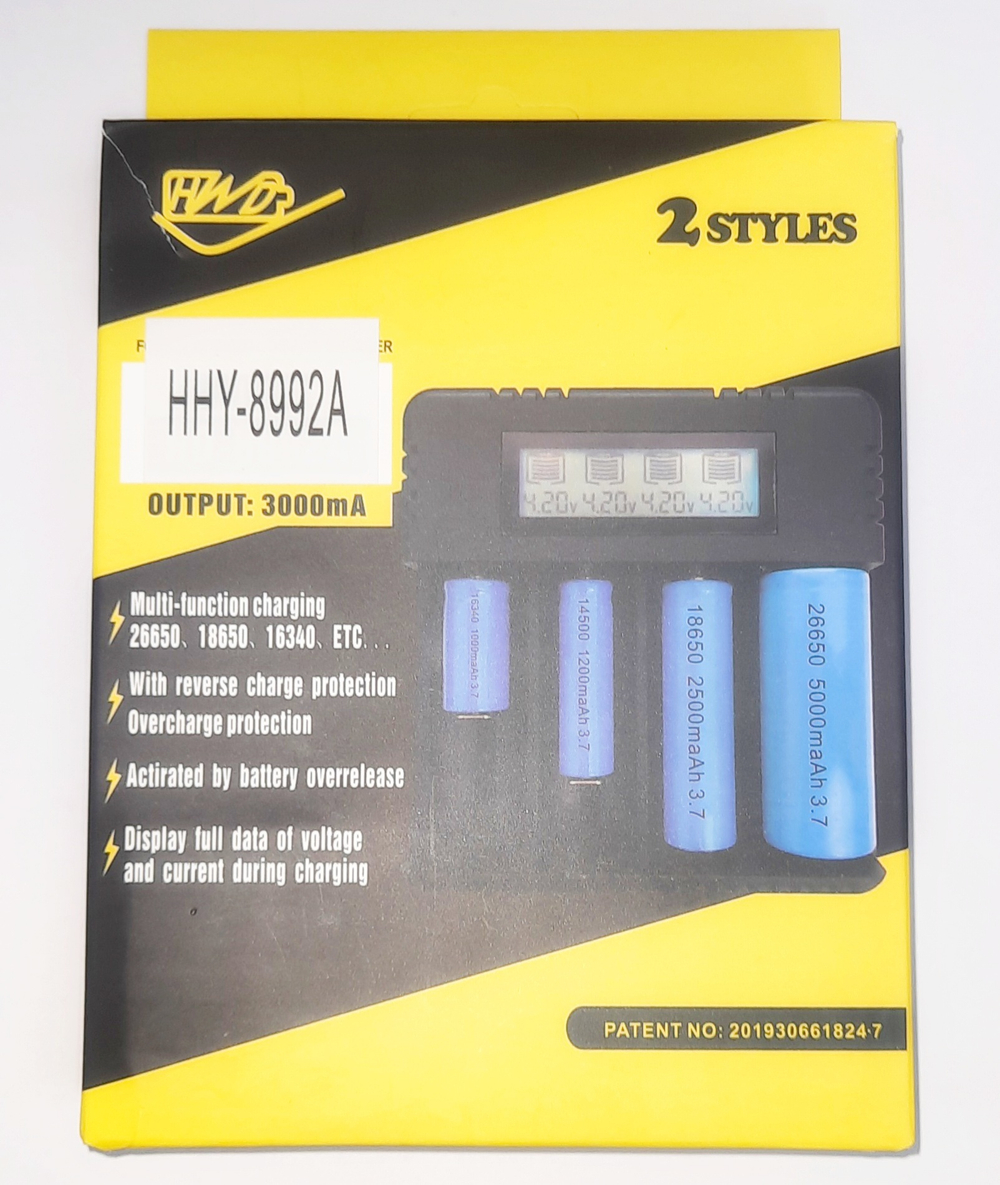 Зарядное уст-во HW HHY-8992A (4в1+дисплей) питание от USB