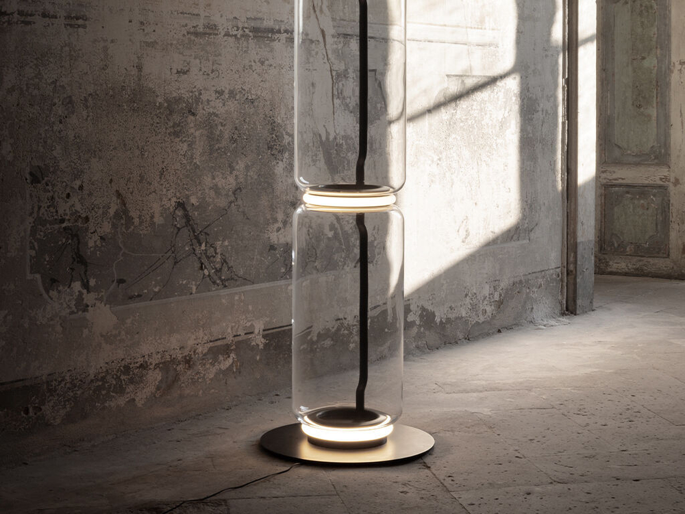 Торшер Flos Noctambule Floor 2 High Cylinder Cone Small Base