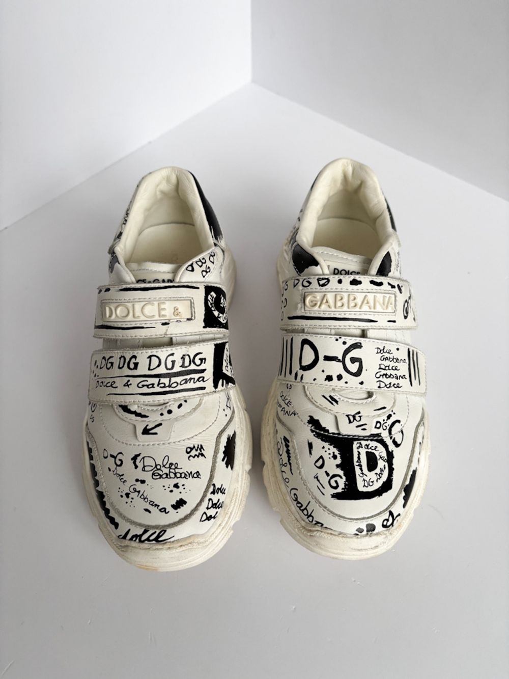 Кожаные кроссовки Dolce & Gabbana, 31