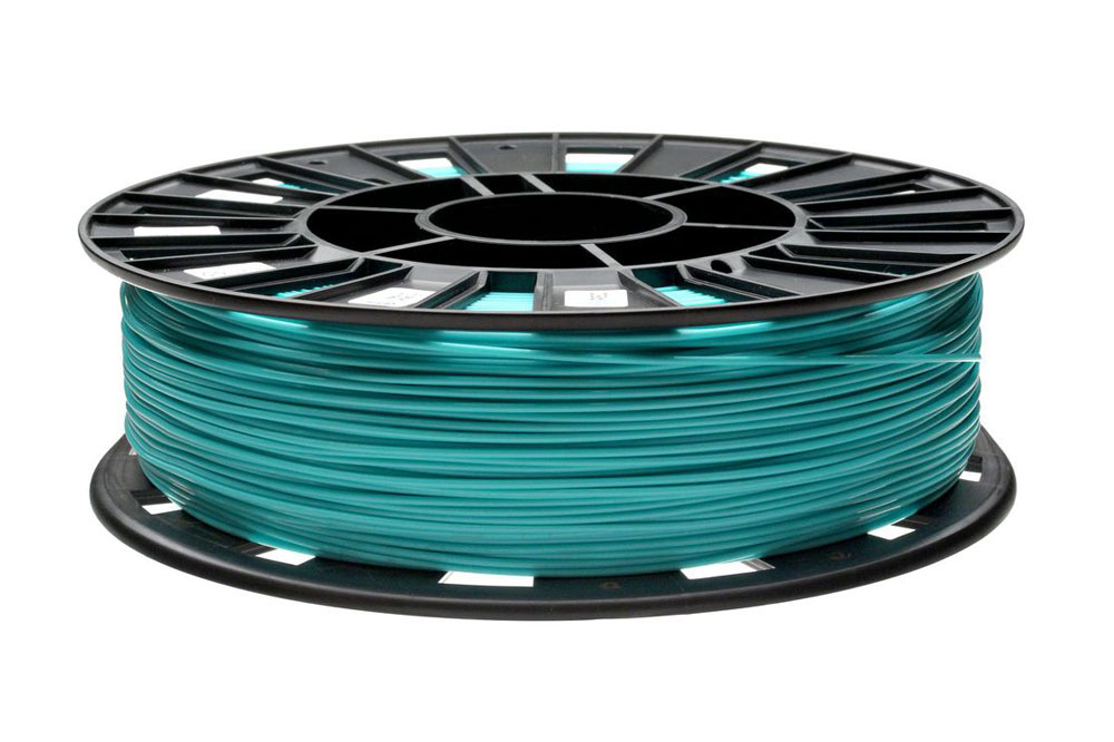 PLA пластик 1,75 для 3D принтера REC бирюзовый 0,75 кг