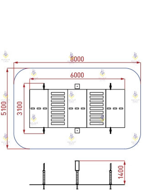 Игровой комплекс «Два перехода»