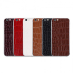 Наклейка из экокожи для iPhone 6/6S, 011062 Черный