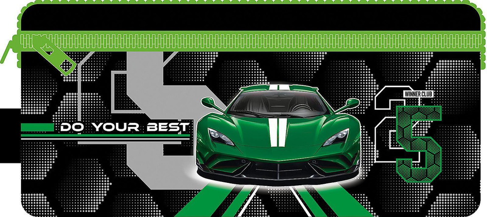 Пенал-косметичка, печать на кармане с ручкой 200*90*40 "Автоклуб 25 2025"