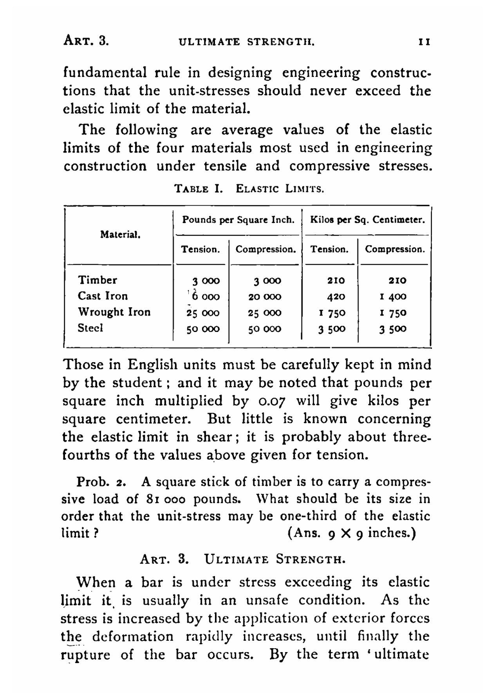 Strength of materials a text-book for secondary technical schools | Merriman Mansfield