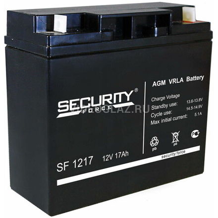 Аккумулятор стационарный свинцово-кислотный 1217 SF Security