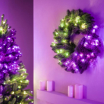 Рождественский венок с умной гирляндой Twinkly Pre-lit Wreath (60x60 см, 50 светодиодов)