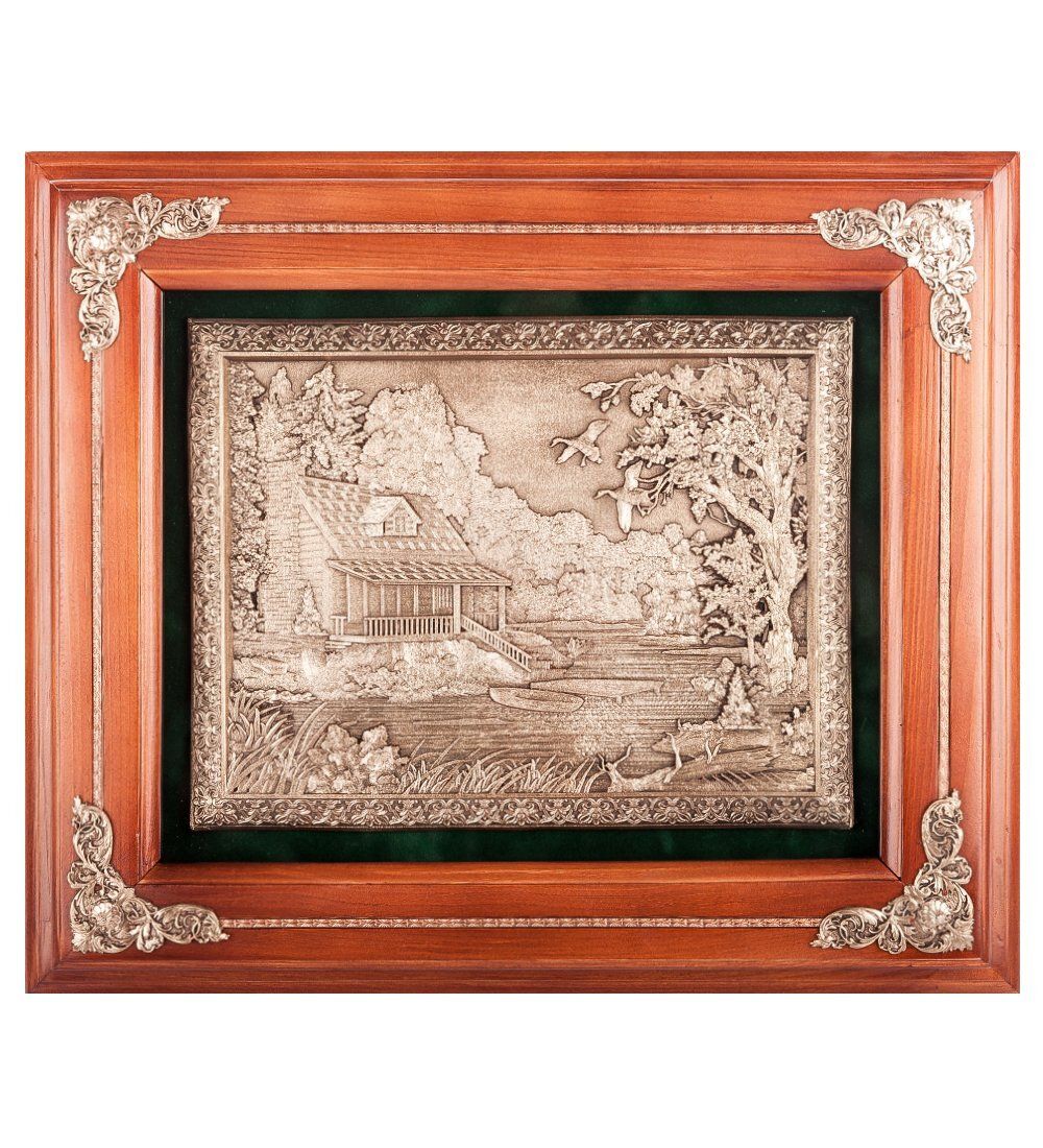 GAEM Art ПК- 87 Панно «Домик охотника» 33х29