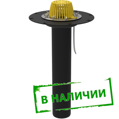 Воронка кровельная с обогревом ТП-01.100/6-Э Dn110 L600мм