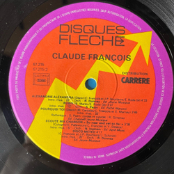Винтажная виниловая пластинка LP Claude Francois, Magnolias For Ever (Франция 1977)