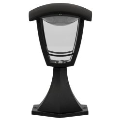 Садово-парковый светильник ЭРА ДТУ 07-8-001 Валенсия черный 4 гранный напольный IP44 светодиодный 8Вт 3000K