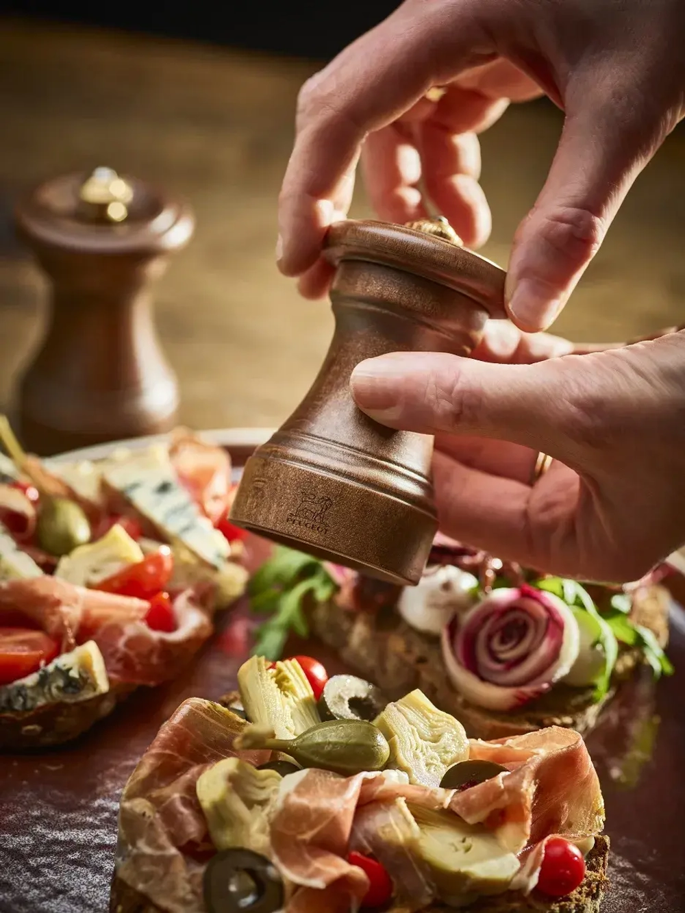 Peugeot Антикварная мельница для перца Bistro 1874 12 см