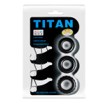 Набор из 3 эрекционных колец 3,6см, 3,9см и 4,2см Baile Titan BI-210148