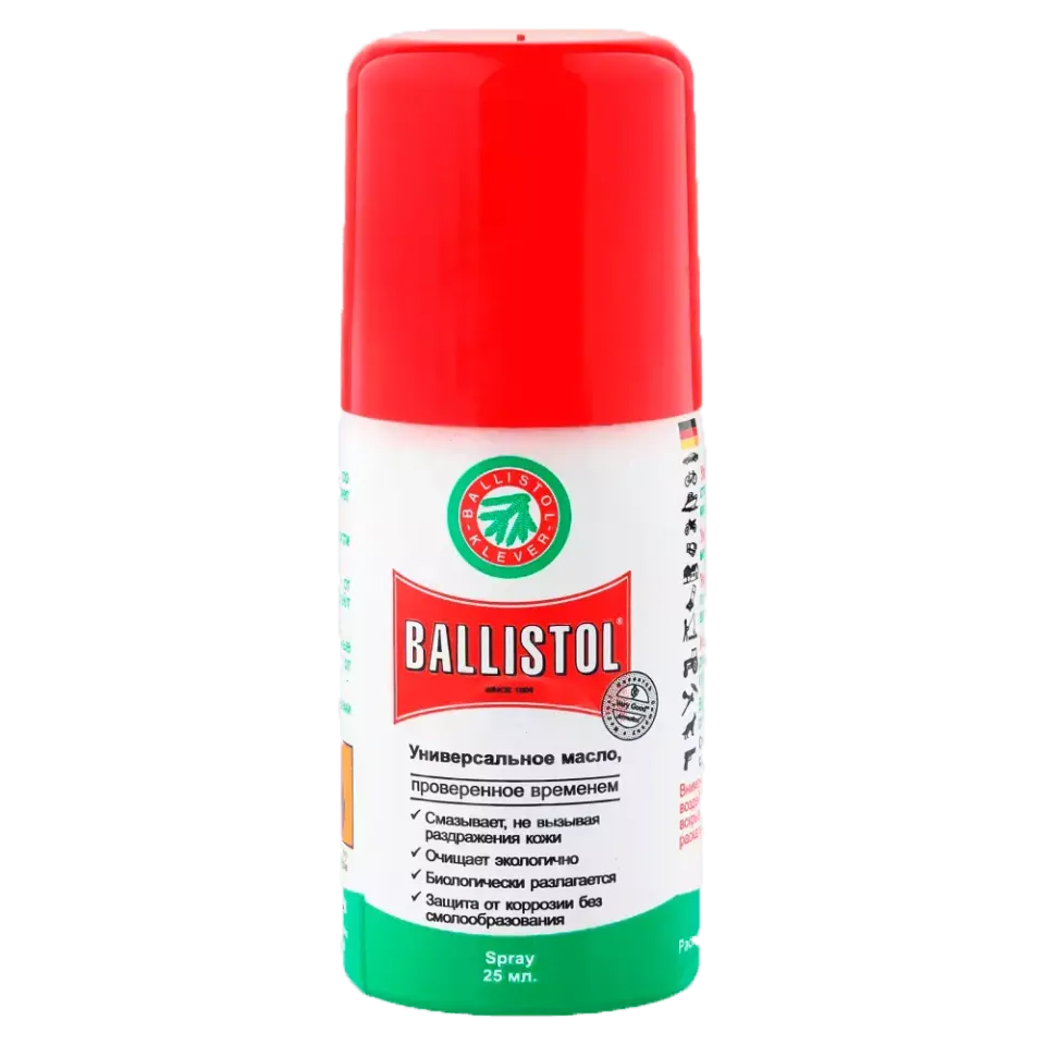 Масло оружейное Ballistol спрей 25 мл