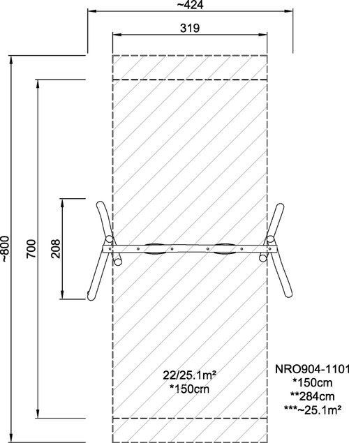 Качели с 2-мя сиденьями