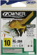 Крючок с поводком Owner S-284 10-0.14